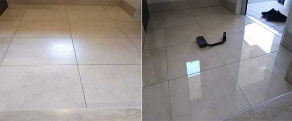 玄関大理石修復研磨