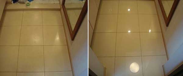 人造大理石タイル(テラゾー)の再生研磨