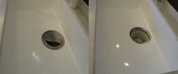 人造大理石シンク修復研磨