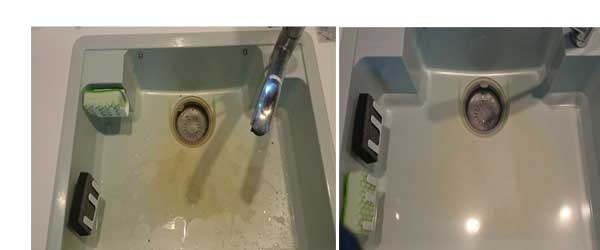 人造大理石シンク修復研磨